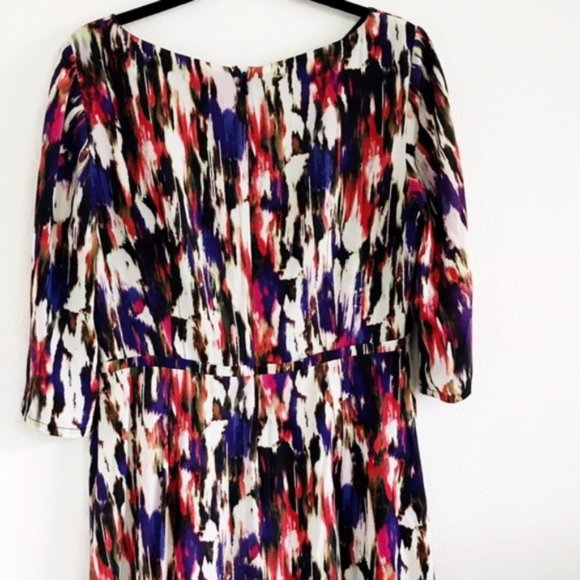 French Connection geometric colorful pattern dress - Picture 7 of 7